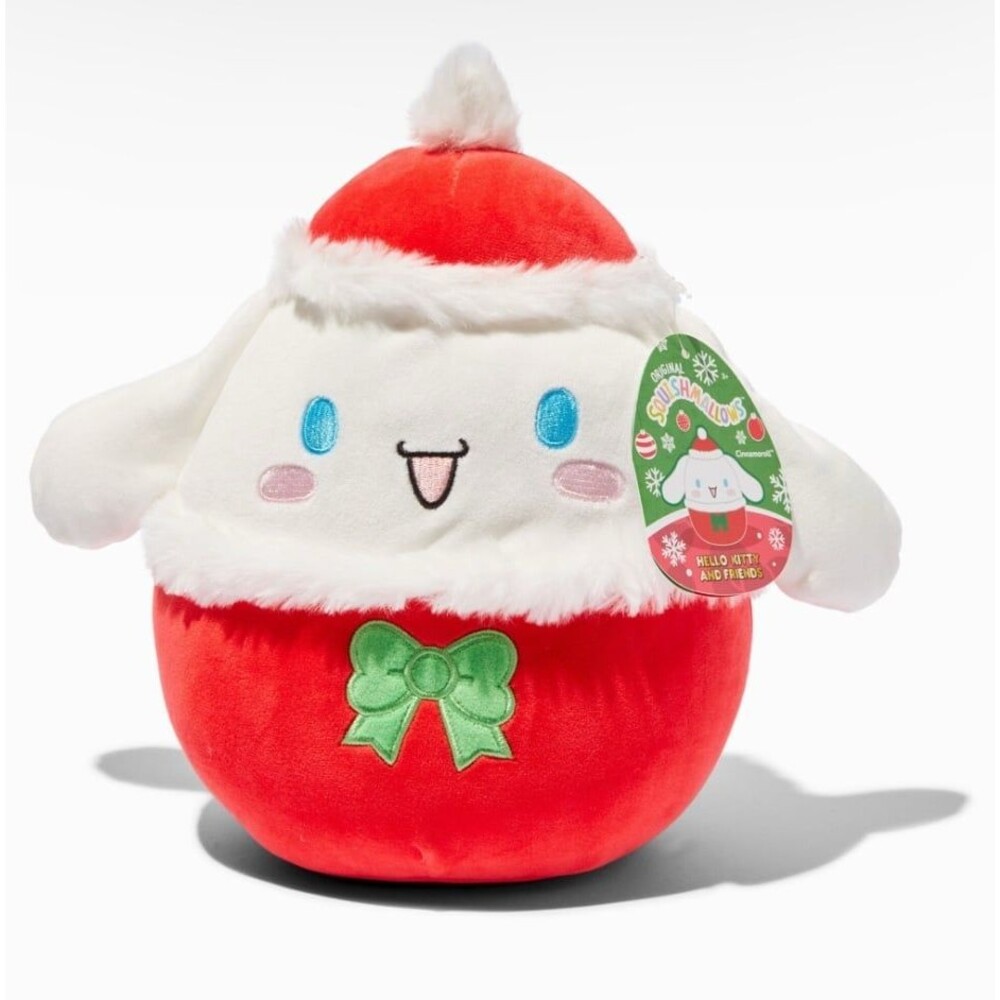Squishmallows Hello Kitty® And Friends 8" Cinnamoroll® Santa Plush Toy